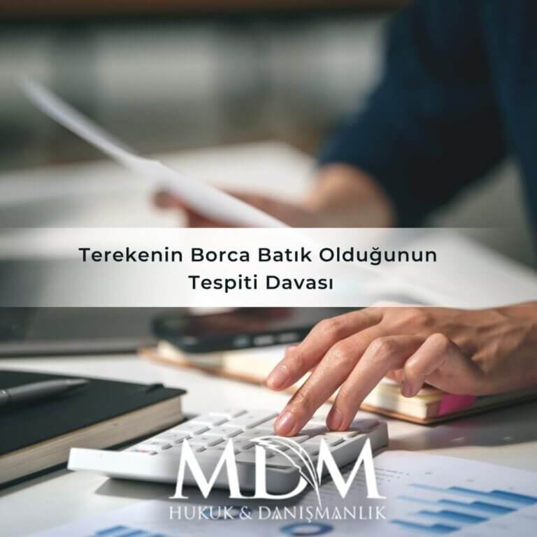 Terekenin Borca Batık Olduğunun Tespiti Davası