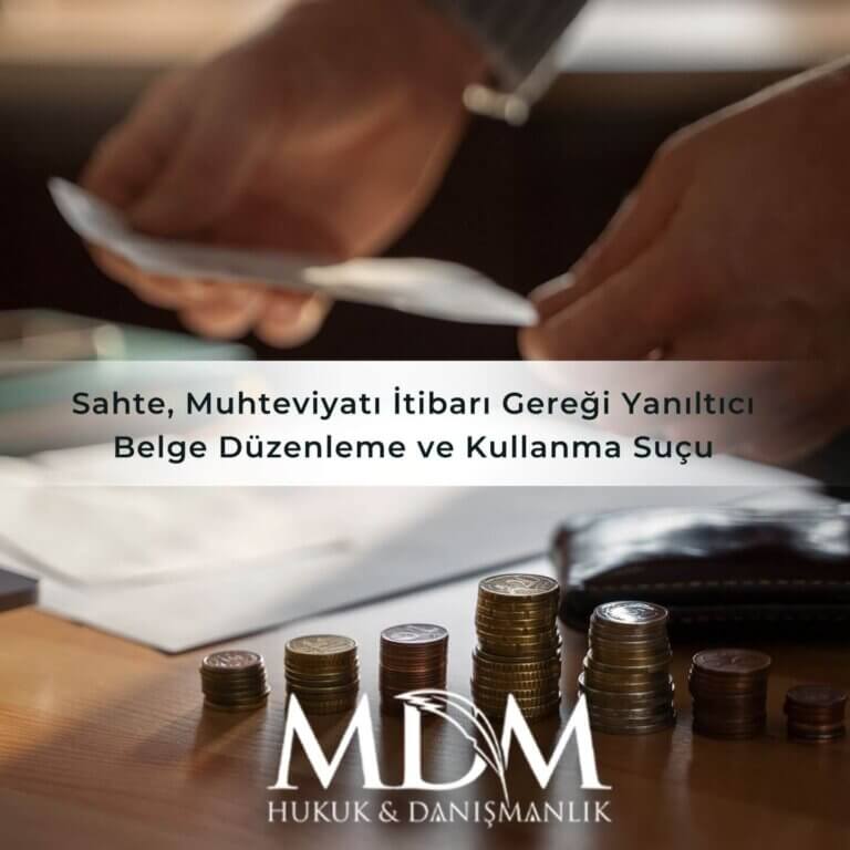 Sahte Belge İle Vergi Kaçakçılığı Suçu